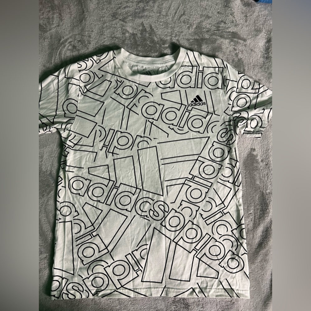 White Addidas Short sleeve T shirt